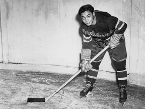 Larry Kwong, who played in one NHL game for the New York Rangers in 1948, died at his Calgary home on March 15, 2018. He was 94 years old.
