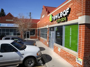 NewLeaf Cannabis is setting up a location in a Northhill mini-mall.