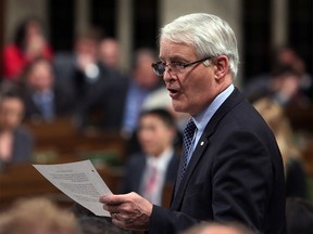 Transport Minister Marc Garneau responds to a question during Question Period in the House of Commons Thursday, February 1, 2018 in Ottawa.