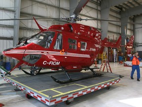 A current STARS Air Ambulance helicopter.