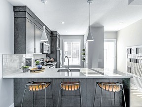 Partners’ Development Group opened two new showhomes at Arrive at the Landing, Okotoks, in January. The project is already 23 percent sold.