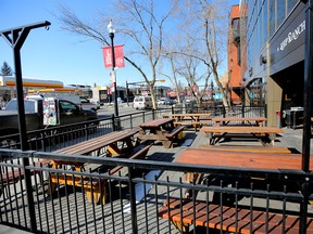Crews will suspend construction on 17th Avenue S.W. this summer during the patio season.