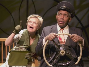 Rosebud Theatre's Driving Miss Daisy with Tom Pickett and Judith Buchan.