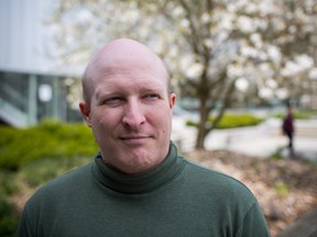 ***FREELANCE PHOTO - POSTMEDIA NETWORK USE ONLY*** VANCOUVER, B.C .: APRIL 19, 2018 -- Professor Alexander Boston is pictured at Langara College in Vancouver, British Columbia on April 19, 2018. (BEN NELMS for National Post)