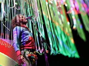 Wayne Coyne of The Flaming Lips performs at The Domain in Sydney, Australia.