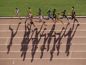 Researchers have calculated the impact of being positioned in different lanes and found that being on the outside, near to the spectators could shave 0.18 seconds off a 200m race time.