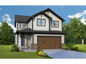 An artist's rendering of the Weston show home by Baywest Homes in Ranchers' Rise.
