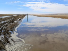 The Siksika reserve east of Calgary declared a state of emergency over concerns that some rural roads were becoming impassable due to mud and water from melting snow.