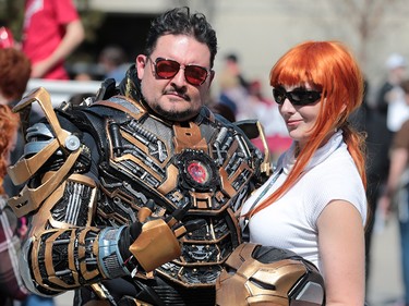 Visitor have fun with their cosplay during the Calgary Expo at Stampede Park in  on Saturday April 28, 2018.