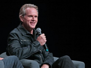 Actor Cary Elwes takes part in a discussion at the Calgary Expo at Stampede Park on Sunday April 29, 2018.