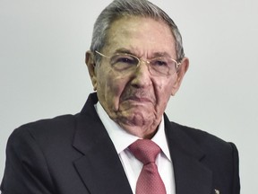 Raul Castro, seen at the Non-Aligned Movement (NAM) Summit in Margarita, Venezuela, in 2016, is expected to step aside as Cuba's president this week.