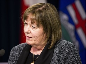 Energy Minister Margaret McCuaig-Boyd tabled legislation to further modernize and strengthen Alberta's electricity system with a focus on increasing consumer protection on Thursday, April 19, 2018.