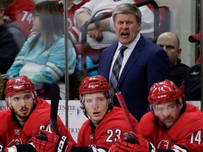 Bill Peters, former coach for the Carolina Hurricanes.