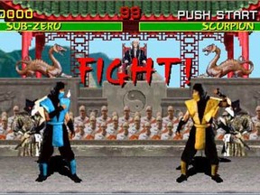 At Saturday's The Fifth Reel Event you can play Mortal Kombat on the big screen before you see the 1995 film version.