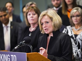 Premier Rachel Notley talks about new legislation giving Alberta the power to restrict the flow of oil, gasoline and natural gas leaving the province.