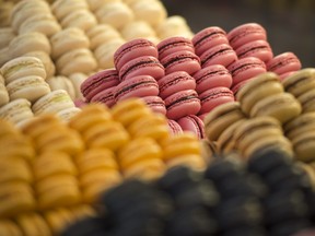 Macarons at Ladurée at Yorkdale Shopping Centre.