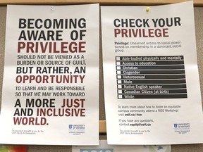 Privilege posters created an uproar when they popped up on Canadian campuses last month.
