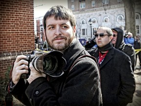 This undated photo provided by The Pulitzer Prizes shows Ryan Kelly, winner of the Pulitzer Prize for Breaking News Photography announced Monday, April 16, 2018, at Columbia University in New York. (The Pulitzer Prizes via AP) ORG XMIT: NYR110