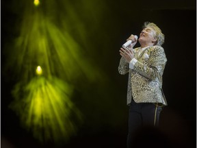 Rod Stewart, picture here in Edmonton, played the Saddledome on Sunday.