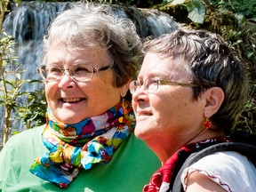 Janet Dunnett and Judi Gunter, identical twins, put their lives on hold to look after their elderly parents.
