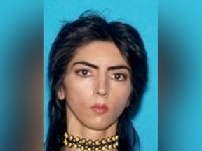 This undated photo provided by the San Bruno Police Department shows Nasim Aghdam