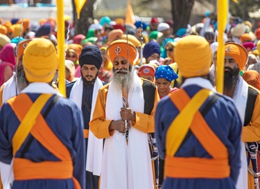 Thousands of Calgarians took part in the Nagar Kirtan Sikh Parade in northeast Calgary on Saturday May 12, 2018.