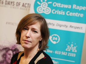 Sunny Marriner, Executive Director of Rape Crisis Centre.  Photo by Jean Levac/Postmedia