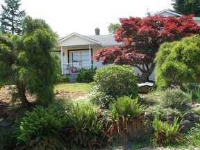 This is the old entry garden in Donna Balzer's yard in B.C. Some big changes are happening.