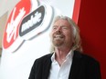 Sir Richard Branson, president of Virgin Mobile, makes an appearance at Chinook Centre in Calgary on Tuesday, May 15, 2018.