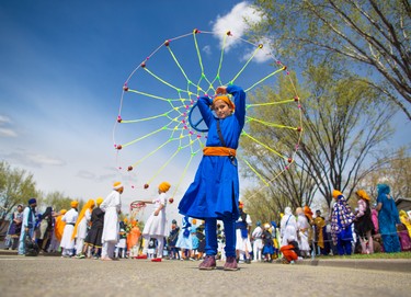 Thousands of Calgarians took part in the Nagar Kirtan Sikh Parade in northeast Calgary on Saturday May 12, 2018.