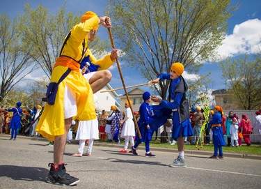 Thousands of Calgarians took part in the Nagar Kirtan Sikh Parade in northeast Calgary on Saturday May 12, 2018.