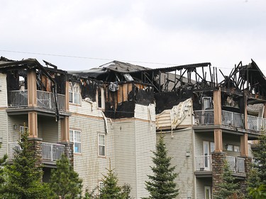 An early morning four alarm fire caused extensive damage to a condo complex in Inglewood on Wednesday May 30, 2018.