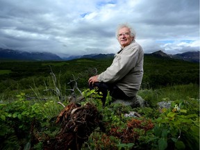 Charlie Russell, a Canadian naturalist, studied the relationship between humans and grizzly bears for many years, pictured at his home near Waterton, Alberta on June 20, 2013.