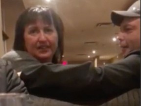 A British Columbia woman was caught on camera in the middle of a racist tirade in Lethbridge.