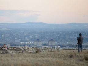 Visit the Blackfoot Medicine Wheel in Nose Hill Park during the Indigenous Walk 'n' Drum on the Hill Jane's Walk on Saturday.