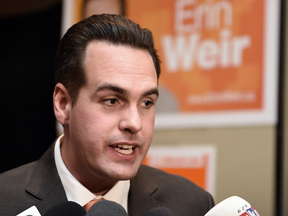 Expelled MP Erin Weir, pictured here in 2015, hopes to be welcomed back into the NDP fold.