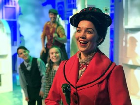 StoryBook Theatre's Mary Poppins to star, front to back, Eden Hildebrand, Brooke Stieber, Aubrey Baux and Danny Gullekson.