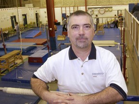 Michel Arsenault is photographed in his Champions Gymnastics facility in Edmonton.
