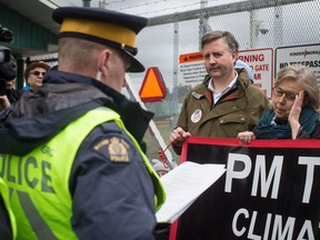 NDP MP Kennedy Stewart pleaded guilty to criminal contempt of court after being arrested at Kinder Morgan's Trans Mountain pipeline project in March.