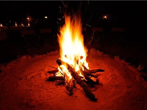 Using dryer lint to start a campfire is one of several eco-friendly ways to enjoy the outdoors.