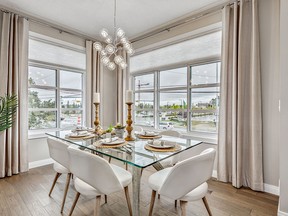Wentworth Pointe’s luxury townhomes provide spacious homes with quality finishings.