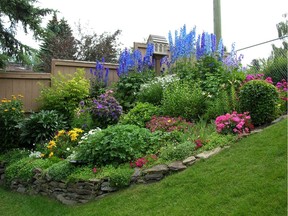 A healthy Calgary garden. Courtesy Glynn Wright, Calgary Horticultural Society