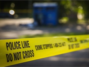 Police were called to the Hillhurst Sunnyside Community Centre on 5 Avenue N.W. after a  person was found in serious condition inside a blue donation bin on Monday, June 25, 2018. Al Charest/Postmedia