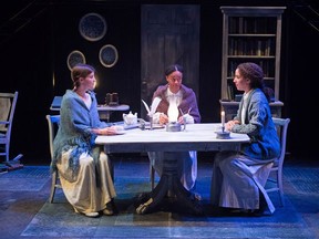From left: Andrea Rankin as Anne Brontë, Beryl Bain as Charlotte Brontë and Jessica B. Hill as Emily Brontë in Brontë: The World Without.