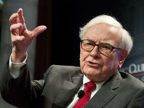 Billionaire Warren Buffett, CEO and chairman of investment company Berkshire Hathaway, pictured in 2012.