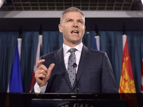 Tim McMillan, Canadian Association of Petroleum Producers President and CEO, speaks in Ottawa in February, 2018.