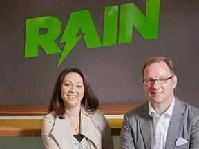 Tracy Gonzalez and Dennis Cant lead the team at Rain Calgary. S