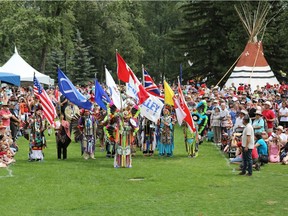 The Canada Day Powwow and Indigenous Showcase in 2016. Courtesy, Bow Valley College