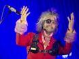 Flaming Lips lead singer Wayne Coyne performs at the University of Calgary's MacEwan Hall on Thursday, June 21, 2018.