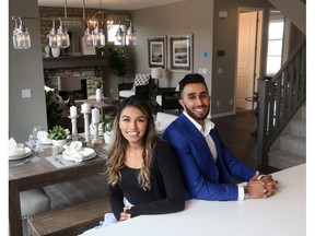 Siblings Gary Basra, 23 and his sister Raman Basra, 22,their parents, and grandmother, are moving to a new home by Cedarglen Homes in the Parks of Harvest Hills.